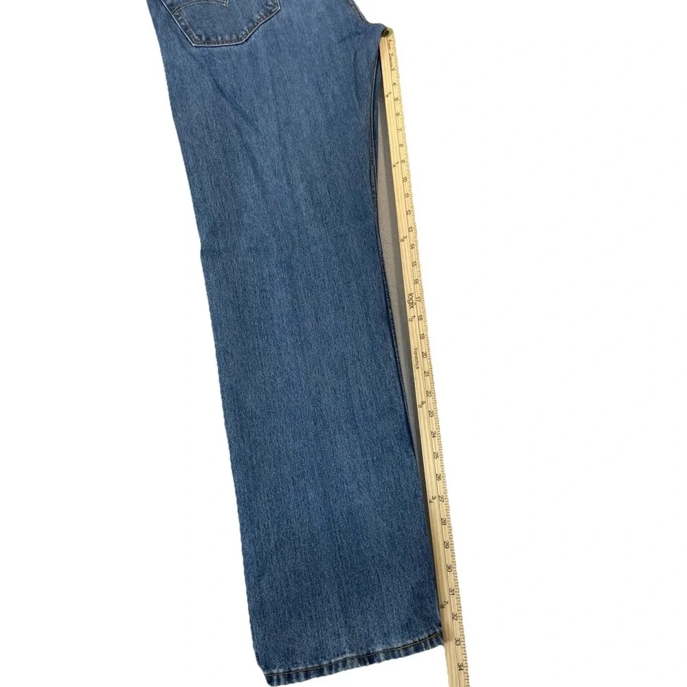 Levis 505 Jeans‎ Mens 40x34 Blue Regular Straight Medium Wash Mid Rise Denim EUC